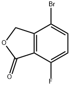 1(3H)-Isobenzofuranone, 4-bromo-7-fluoro- Structure