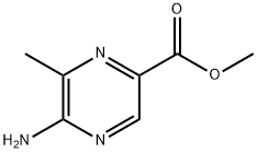 2-Pyrazinecarboxylic acid, 5-amino-6-methyl-, methyl ester Structure