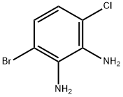 3-Bromo-6-chlorobenzene-1,2-diamine 구조식 이미지