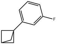 1-(3-Fluorophenyl)bicyclo[1.1.1]pentane Structure