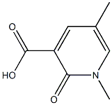 1,5-dimethyl-2-oxo-1,2-dihydropyridine-3-carboxylic acid Structure