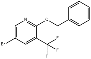 2-(Benzyloxy)-5-bromo-3-(trifluoromethyl)pyridine Structure