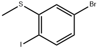 (5-bromo-2-iodophenyl)(methyl)sulfane 구조식 이미지