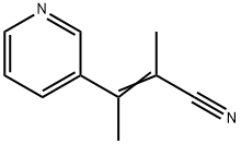 2-methyl-3-(pyridin-3-yl)but-2-enenitrile Structure