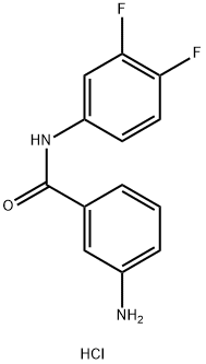3-amino-N-(3,4-difluorophenyl)benzamide 구조식 이미지