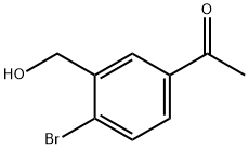 1-[4-bromo-3-(hydroxymethyl)phenyl]Ethanone Structure