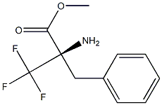Methyl (R)-2-Amino-2-benzyl-3,3,3-trifluoropropanoate 구조식 이미지