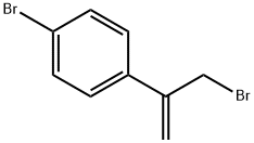 Benzene, 1-bromo-4-[1-(bromomethyl)ethenyl]- 구조식 이미지