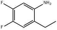 2-Ethyl-4,5-difluoroaniline 구조식 이미지