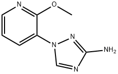 1-(2-methoxypyridin-3-yl)-1H-1,2,4-triazol-3-amine Structure