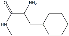 2-amino-3-cyclohexyl-N-methylpropanamide Structure