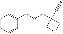 3-((benzyloxy)methyl)oxetane-3-carbonitrile Structure