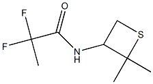 N-(2,2-dimethylthietan-3-yl)-2,2-difluoropropanamide Structure