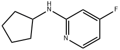 N-cyclopentyl-4-fluoropyridin-2-amine 구조식 이미지