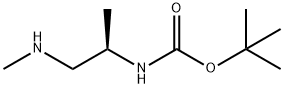 (R)-1-(Methylamino)-N-Boc-2-propanamine 구조식 이미지