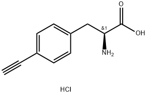 4-ETHYNYL-L-PHENYLALANINE HYDROCHLORIDE Structure