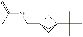 N-({3-tert-butylbicyclo[1.1.1]pentan-1-yl}methyl)acetamide Structure