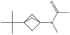 N-{3-tert-butylbicyclo[1.1.1]pentan-1-yl}-N-methylacetamide Structure