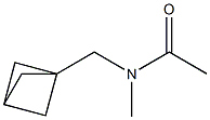 N-({bicyclo[1.1.1]pentan-1-yl}methyl)-N-methylacetamide Structure