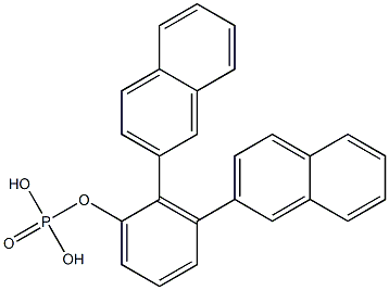 Di(2-naphthyl)phenyl phosphate 구조식 이미지