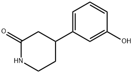 2-Piperidinone, 4-(3-hydroxyphenyl)- Structure