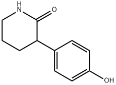 2-Piperidinone, 3-(4-hydroxyphenyl)- Structure