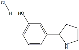 3-(Pyrrolidin-2-yl)phenol hydrochloride Structure