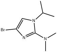 4-bromo-1-isopropyl-N,N-dimethyl-1H-imidazol-2-amine Structure