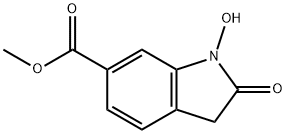 methyl 1-hydroxy-2-oxoindoline-6-carboxylate 구조식 이미지