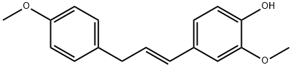 (E)-2-methoxy-4-(3-(4-methoxyphenyl)prop-1-en-1-yl)phenol 구조식 이미지