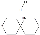 9-oxa-1-azaspiro[5.5]undecane hydrochloride Structure