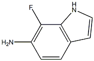 7-fluoro-1H-indol-6-amine Structure