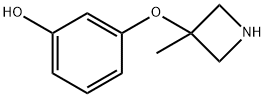 3-[(3-methylazetidin-3-yl)oxy]phenol Structure