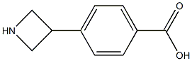 4-(azetidin-3-yl)benzoic acid Structure