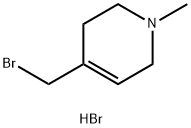 4-(bromomethyl)-1-methyl-1,2,3,6-tetrahydropyridine hydrobromide Structure