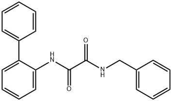 Ethanediamide, N1-[1,1'-biphenyl]-2-yl-N2-(phenylmethyl)- 구조식 이미지