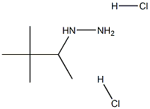 (3,3-dimethylbutan-2-yl)hydrazine dihydrochloride Structure