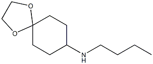 N-butyl-1,4-dioxaspiro[4.5]decan-8-amine 구조식 이미지