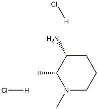 (2R,3R)-1,2-dimethylpiperidin-3-amine dihydrochloride Structure