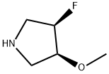 (3R,4S)-3-fluoro-4-methoxypyrrolidine Structure