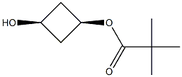 cis-3-hydroxycyclobutyl 2,2-dimethylpropanoate 구조식 이미지