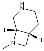 (1S,6R)-8-methyl-3,8-diazabicyclo[4.2.0]octane Structure