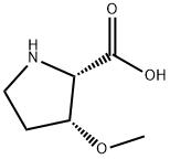 (2S,3R)-3-methoxypyrrolidine-2-carboxylic acid Structure