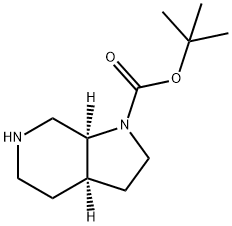tert-Butyl (3aR,7aS)-octahydro-1H-pyrrolo[2,3-c]pyridine-1-carboxylate Structure