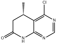 (S)-4-chloro-5-methyl-5,8-dihydropyrido[2,3-d]pyrimidin-7(6H)-one Structure
