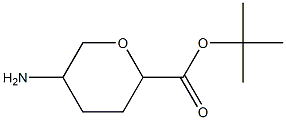 tert-butyl 5-aminotetrahydro-2H-pyran-2-carboxylate 구조식 이미지