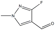 3-fluoro-1-methyl-1H-pyrazole-4-carbaldehyde Structure