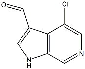 4-chloro-1H-pyrrolo[2,3-c]pyridine-3-carbaldehyde Structure