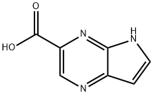 5H-pyrrolo[2,3-b]pyrazine-3-carboxylic acid 구조식 이미지