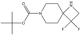 tert-butyl 3,3-difluoro-1,7-diazaspiro[3.5]nonane-7-carboxylate Structure